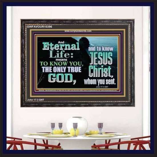 ETERNAL LIFE ONLY THROUGH CHRIST JESUS  Children Room  GWFAVOUR10396  