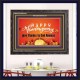 HAPPY THANKSGIVING GIVE THANKS TO GOD ALWAYS  Scripture Art Wooden Frame  GWFAVOUR10476  