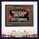 THOSE WHO WORSHIP THE LORD WILL BE ENCOURAGED  Scripture Art Wooden Frame  GWFAVOUR10506  