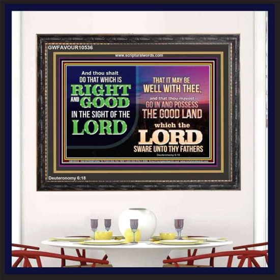 THAT IT MAY BE WELL WITH THEE  Contemporary Christian Wall Art  GWFAVOUR10536  