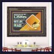 GO OUT WITH JOY AND BE LED FORTH WITH PEACE  Custom Inspiration Bible Verse Wooden Frame  GWFAVOUR10617  