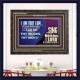 I AM THAT I AM GREAT AND MIGHTY GOD  Bible Verse for Home Wooden Frame  GWFAVOUR10625  