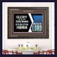 THE HEART OF THEM THAT SEEK THE LORD REJOICE  Righteous Living Christian Wooden Frame  GWFAVOUR10657  