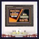 JEHOVAH SHALOM IS THE LORD OUR GOD  Ultimate Inspirational Wall Art Wooden Frame  GWFAVOUR10662  