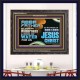 ABBA FATHER WILL MAKE OUR WILDERNESS A POOL OF WATER  Christian Wooden Frame Art  GWFAVOUR10737  