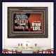 HE THAT BELIEVETH ON ME HATH EVERLASTING LIFE  Contemporary Christian Wall Art  GWFAVOUR10758  