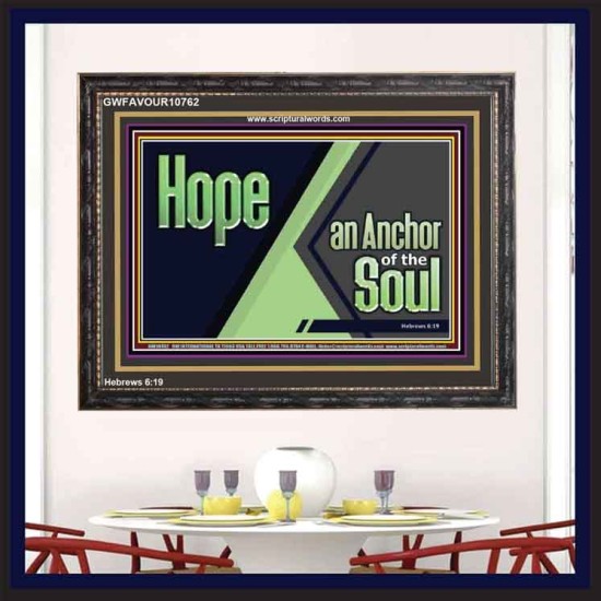 HOPE AN ANCHOR OF THE SOUL  Christian Paintings  GWFAVOUR10762  