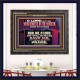 LET THE WICKEDNESS OF THE WICKED COME TO AN END HEAL ME O LORD  Scripture Art Wooden Frame  GWFAVOUR10796  