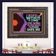 I AM THINE SAVE ME O LORD  Eternal Power Wooden Frame  GWFAVOUR12040  