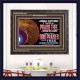 ABBA FATHER I WILL PRAISE THEE AMONG THE PEOPLE  Contemporary Christian Art Wooden Frame  GWFAVOUR12083  