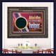 ABBA FATHER BE THOU MY HELPER  Glass Wooden Frame Scripture Art  GWFAVOUR12089  