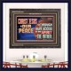 CHRIST JESUS IS OUR PEACE  Christian Paintings Wooden Frame  GWFAVOUR12967  