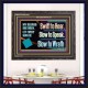 SWIFT TO HEAR SLOW TO SPEAK SLOW TO WRATH  Church Decor Wooden Frame  GWFAVOUR13054  