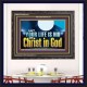 LET YOUR LIFE IS HID WITH CHRIST IN GOD  Church Office Wooden Frame  GWFAVOUR13072  