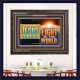 OUR LORD JESUS CHRIST THE LIGHT OF THE WORLD  Bible Verse Wall Art Wooden Frame  GWFAVOUR13122  