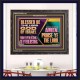 LET ALL THE PEOPLE SAY PRAISE THE LORD HALLELUJAH  Art & Wall Décor Wooden Frame  GWFAVOUR13128  