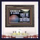 VISIT ME O LORD WITH THY SALVATION  Glass Wooden Frame Scripture Art  GWFAVOUR13136  