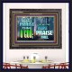 LET THE PEOPLE PRAISE THEE O GOD  Kitchen Wall Décor  GWFAVOUR9603  