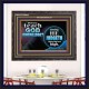 SHALL ANY TEACH GOD KNOWLEDGE?  Large Wooden Frame Scripture Wall Art  GWFAVOUR9898  