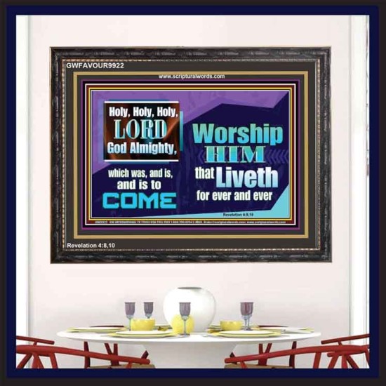 HOLY HOLY HOLY LORD GOD ALMIGHTY  Christian Paintings  GWFAVOUR9922  