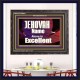 JEHOVAH NAME ALONE IS EXCELLENT  Christian Paintings  GWFAVOUR9961  