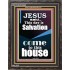 SALVATION IS COME TO THIS HOUSE  Unique Scriptural Picture  GWFAVOUR10000  "33x45"