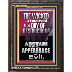 ABSTAIN FROM ALL APPEARANCE OF EVIL  Unique Scriptural Portrait  GWFAVOUR10009  