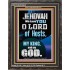 JEHOVAH WE LOVE YOU  Unique Power Bible Portrait  GWFAVOUR10010  "33x45"