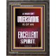 A MAN OF UNDERSTANDING IS OF AN EXCELLENT SPIRIT  Righteous Living Christian Portrait  GWFAVOUR10021  