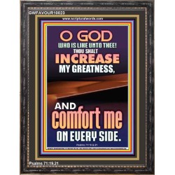 O GOD INCREASE MY GREATNESS  Church Portrait  GWFAVOUR10023  