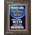 PRAISE FOR HIS MIGHTY ACTS AND EXCELLENT GREATNESS  Inspirational Bible Verse  GWFAVOUR10062  "33x45"