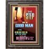THE STEP OF A GOOD MAN  Contemporary Christian Wall Art  GWFAVOUR10477  "33x45"