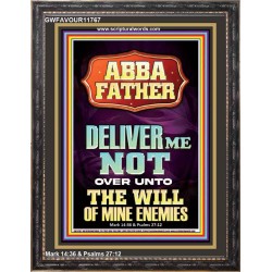 PLEASE DON'T LET ME FALL INTO THE HAND OF MY ENEMIES  Contemporary Christian Wall Art  GWFAVOUR11767  "33x45"