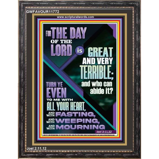 THE GREAT DAY OF THE LORD  Sciptural Décor  GWFAVOUR11772  