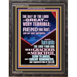 REND YOUR HEART AND NOT YOUR GARMENTS  Contemporary Christian Wall Art Portrait  GWFAVOUR11773  "33x45"