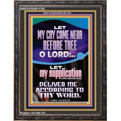 ABBA FATHER CONSIDER MY CRY AND SHEW ME YOUR TENDER MERCIES  Christian Quote Portrait  GWFAVOUR11783  "33x45"