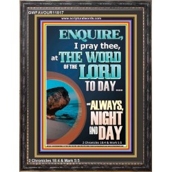 STUDY THE WORD OF THE LORD DAY AND NIGHT  Large Wall Accents & Wall Portrait  GWFAVOUR11817  "33x45"