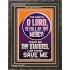 TEACH ME THY STATUES O LORD I AM THINE  Christian Quotes Portrait  GWFAVOUR11821  "33x45"