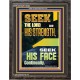 SEEK THE FACE OF GOD CONTINUALLY  Unique Scriptural ArtWork  GWFAVOUR11838  