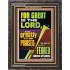 THE LORD IS GREATLY TO BE PRAISED  Custom Inspiration Scriptural Art Portrait  GWFAVOUR11847  "33x45"