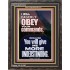 I WILL EAGERLY OBEY YOUR COMMANDS O LORD MY GOD  Printable Bible Verses to Portrait  GWFAVOUR11874  "33x45"