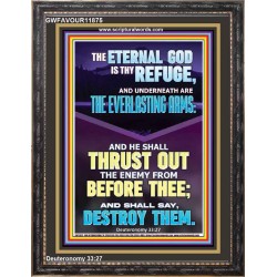 THE EVERLASTING ARMS OF JEHOVAH  Printable Bible Verse to Portrait  GWFAVOUR11875  "33x45"
