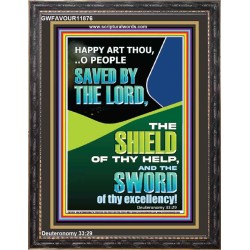 O PEOPLE SAVED BY THE LORD  Printable Bible Verse to Portrait  GWFAVOUR11876  "33x45"