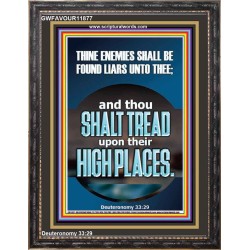 THINE ENEMIES SHALL BE FOUND LIARS UNTO THEE  Printable Bible Verses to Portrait  GWFAVOUR11877  