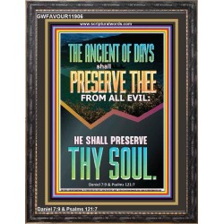 THE ANCIENT OF DAYS SHALL PRESERVE THEE FROM ALL EVIL  Children Room Wall Portrait  GWFAVOUR11906  "33x45"