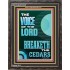 THE VOICE OF THE LORD BREAKETH THE CEDARS  Scriptural Décor Portrait  GWFAVOUR11979  "33x45"