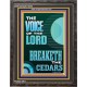 THE VOICE OF THE LORD BREAKETH THE CEDARS  Scriptural Décor Portrait  GWFAVOUR11979  