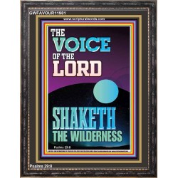 THE VOICE OF THE LORD SHAKETH THE WILDERNESS  Christian Portrait Art  GWFAVOUR11981  
