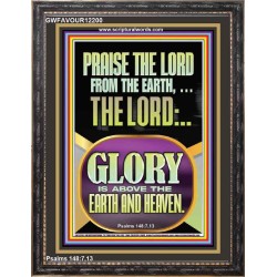 PRAISE THE LORD FROM THE EARTH  Contemporary Christian Paintings Portrait  GWFAVOUR12200  