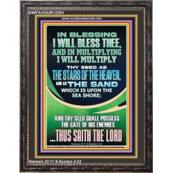 IN BLESSING I WILL BLESS THEE  Contemporary Christian Print  GWFAVOUR12201  "33x45"